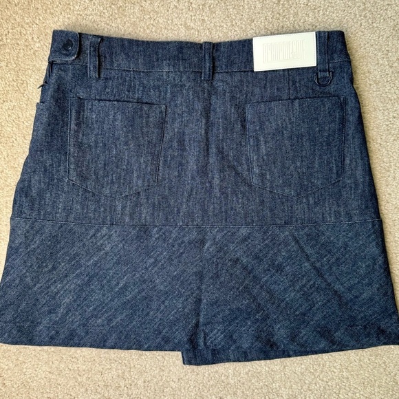 Beanpole Golf Asymmetric Skort Denim Pockets South Korea Brand Small Rare! - Picture 4 of 10